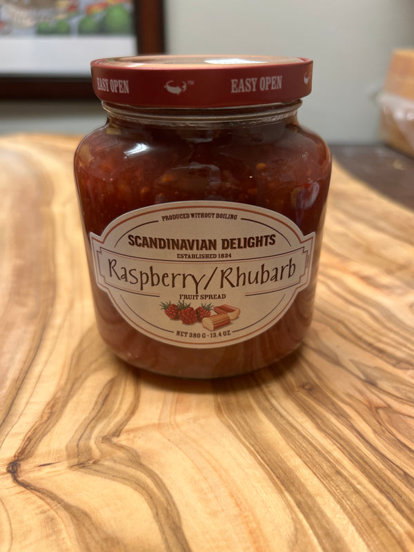 Scandinavian Delights Raspberry/Rhubarb Fruit Spread